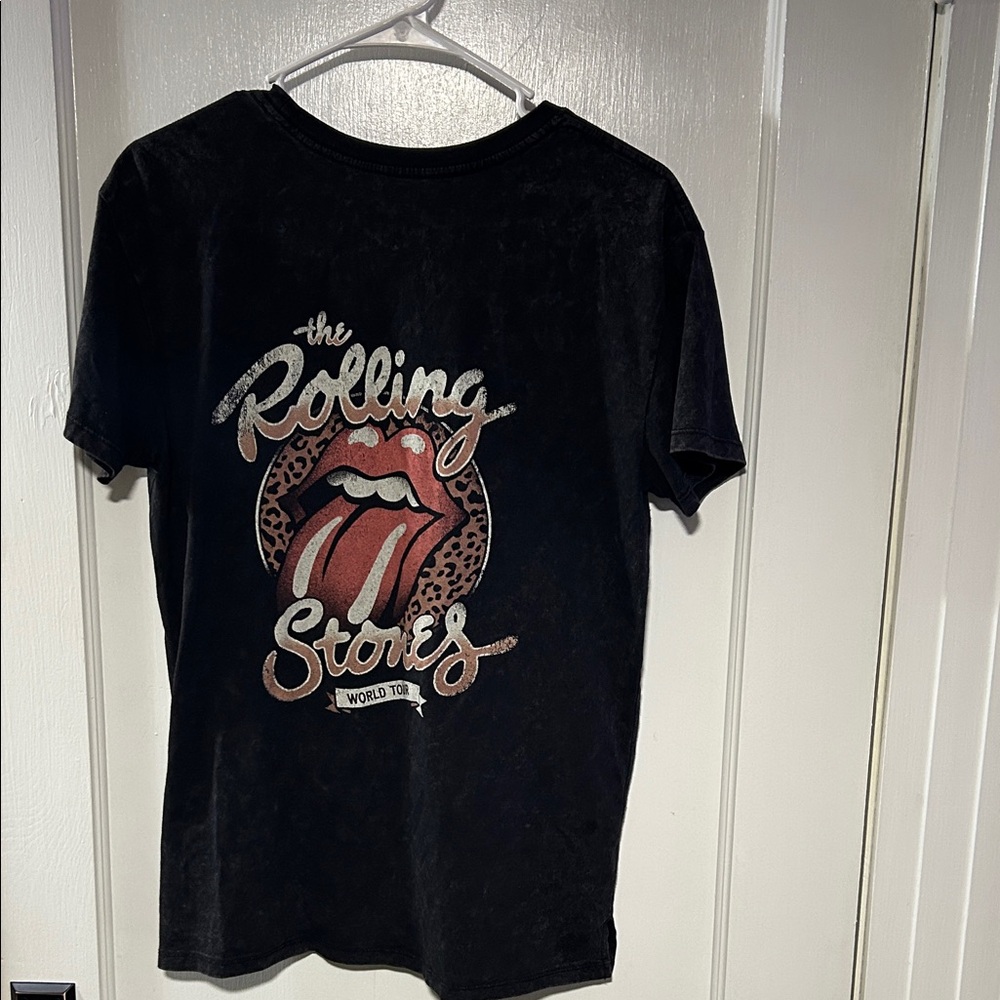 The Rolling Stones Black and Red Women's Top